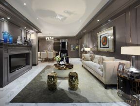 现代欧式客厅装修图 现代欧式客厅装修