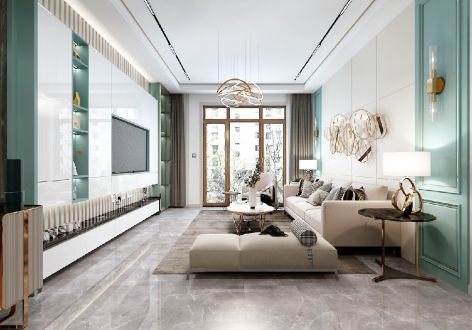 凯越东湖1号轻奢风格三居装修案例