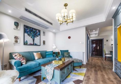 塔山首座美式经典风格93平装修案例