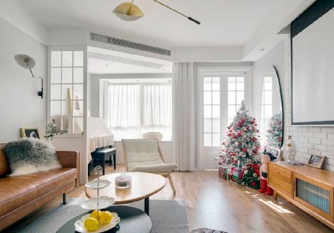 翡丽公馆北欧极简风格140平装修案例