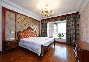 美式卧室床头背景墙 美式卧室背景墙