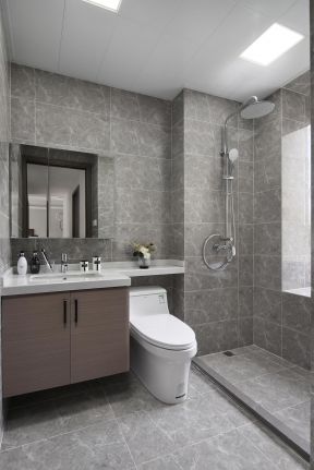 家装卫生间洗手台 家装卫生间效果图