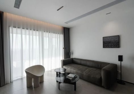 东辰澜悦现代简约风格117平装修案例