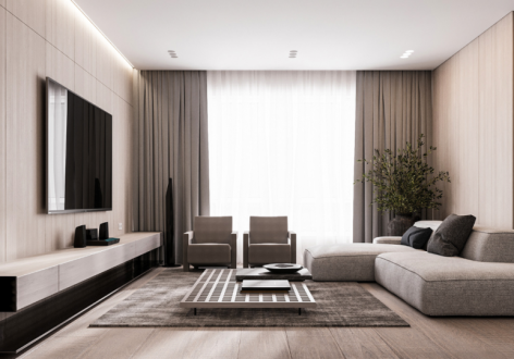 融达57号公馆现代简约风格84平装修案例