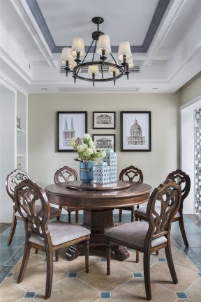 餐厅背景图片大全 美式风格餐厅