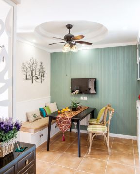 小户型餐厅背景墙装修 餐厅电视背景墙效果图