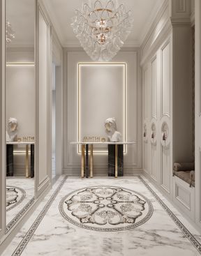 地砖拼花设计图片 地砖拼花 玄关设计风格