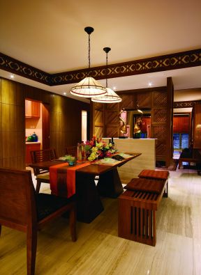 家居餐厅装修设计 东南亚餐厅装修设计 东南亚餐厅