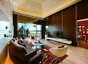 客厅电视墙装饰图片大全 东南亚风格客厅装修