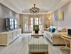 美式田园风格客厅装修 美式田园风格客厅装修效果图片