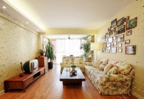 客厅照片墙装修效果图大全 田园风格客厅图 田园风格客厅设计