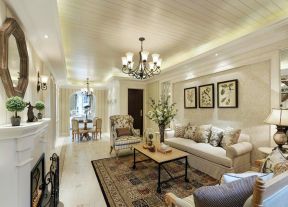 美式田园风格客厅图片 美式田园风格客厅效果图
