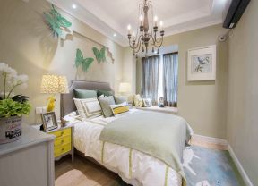 田园风格卧室效果图 田园风格卧室装饰图 田园风格卧室装修图