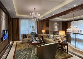 复式楼客厅吊灯图片 复式楼客厅吊灯