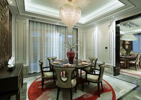 新中式餐厅设计图 新中式餐厅装修效果图片