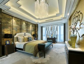 别墅卧室装修效果 新中式别墅卧室装修 新中式别墅卧室装修效果图
