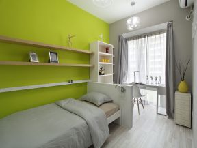 卧室置物架图片 现代卧室装修风格效果图