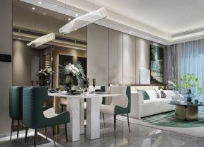 客餐厅一体装修效果图 客餐厅装修效果图大全