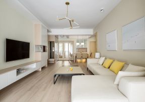 客厅木地板装修效果图 客厅木地板图片 三室两厅室内装修效果图