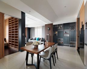 餐厅墙面造型 简约餐厅装潢