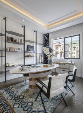 别墅书房装修效果图 别墅书房装修图 别墅书房设计效果图