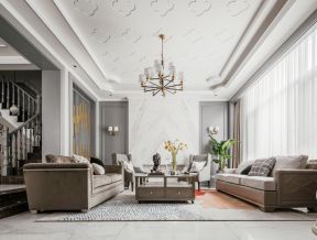 客厅沙发装修图 客厅沙发装修 欧式别墅客厅装修效果图欣赏