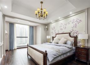 美式卧室背景墙装修 美式卧室背景墙装修效果图大全