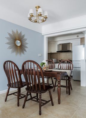 饭厅灯图片 美式餐厅装饰效果图