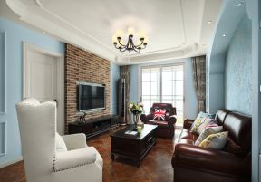 美式客厅欣赏 美式客厅沙发图片