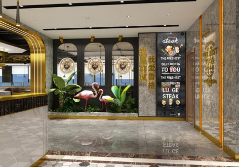 青岛做设计海鲜火锅烤肉自助餐厅的装修公司