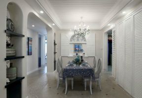 地中海餐厅装修 地中海风格餐厅装修效果图