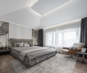 斜顶卧室效果图 斜顶卧室装修 斜顶卧室装修效果图