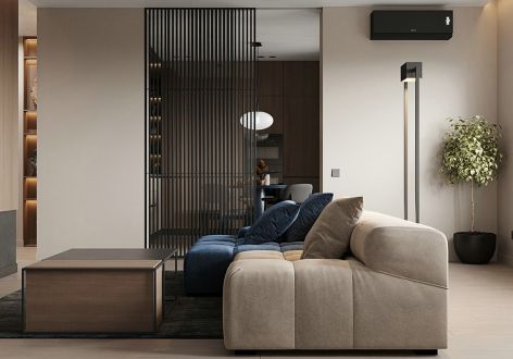 三江尚城一期现代简约风格87平装修案例