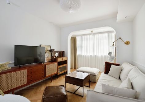 朗基天域欧式简约风格68平装修案例