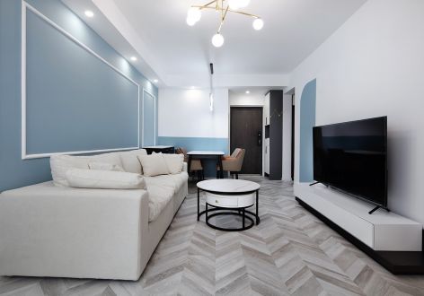 安州长虹世纪城珺临府现代简约风格70平装修案例