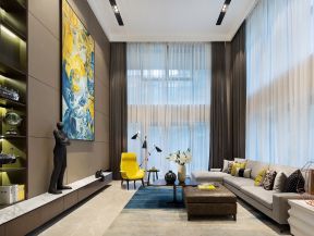 中空客厅装饰设计图片 中空客厅背景墙 中空客厅背景墙设计效果图