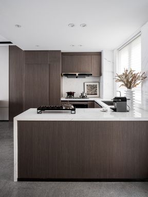 半开放厨房装修效果图 半开放厨房设计