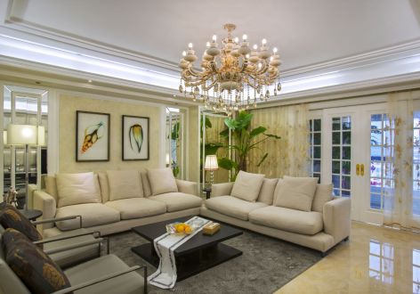 状元府邸现代轻奢风格115平装修案例