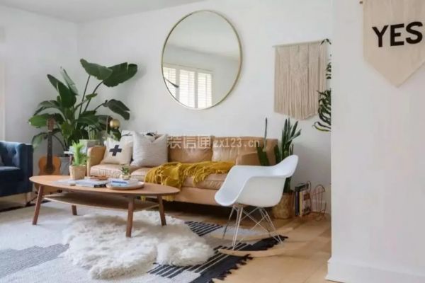 客厅绿植装修效果图