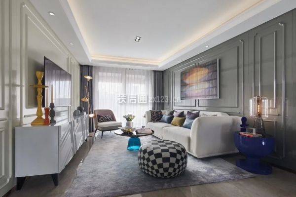 客厅软装装修效果图