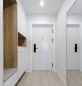 70平方二室一厅入户鞋柜装修设计图片