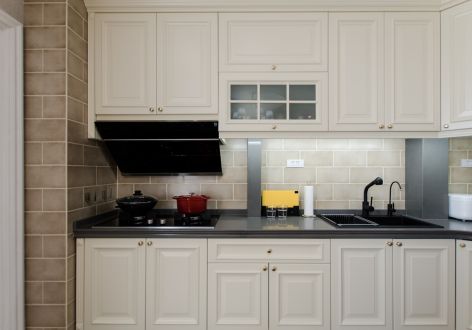 碧桂园公园里115平米美式风格三居室装修案例