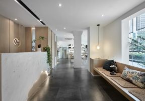 美容院前台装饰效果图 美容院前台装饰图片 美容院前台设计