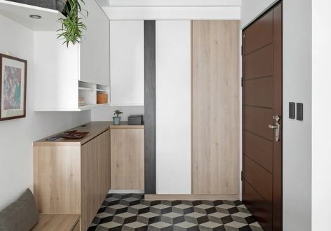 加州启城132㎡三居室现代风格装修案例