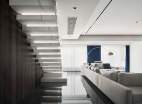 跃层楼梯装修图片 跃层楼梯装饰效果图 跃层楼梯装饰设计