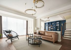 跃层客厅装修效果图 跃层客厅灯具装修