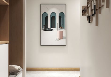 劝学里105平简约风格装修案例