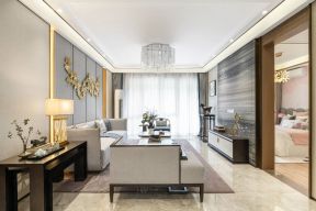 新中式客厅家装效果图 新中式客厅设计图片