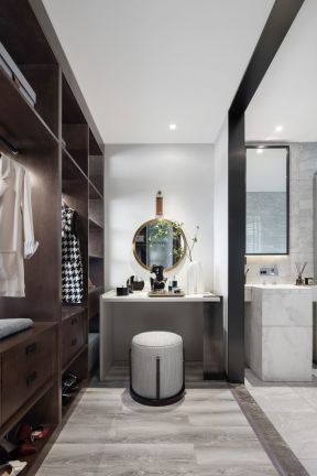 主卧衣帽间设计效果图 主卧衣帽间设计图