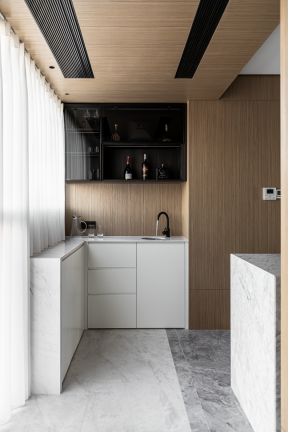 现代简约风格室内水吧装修效果图